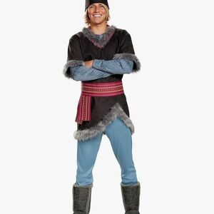 Disney Men's Kristoff Costume with Blue and Gray Accents